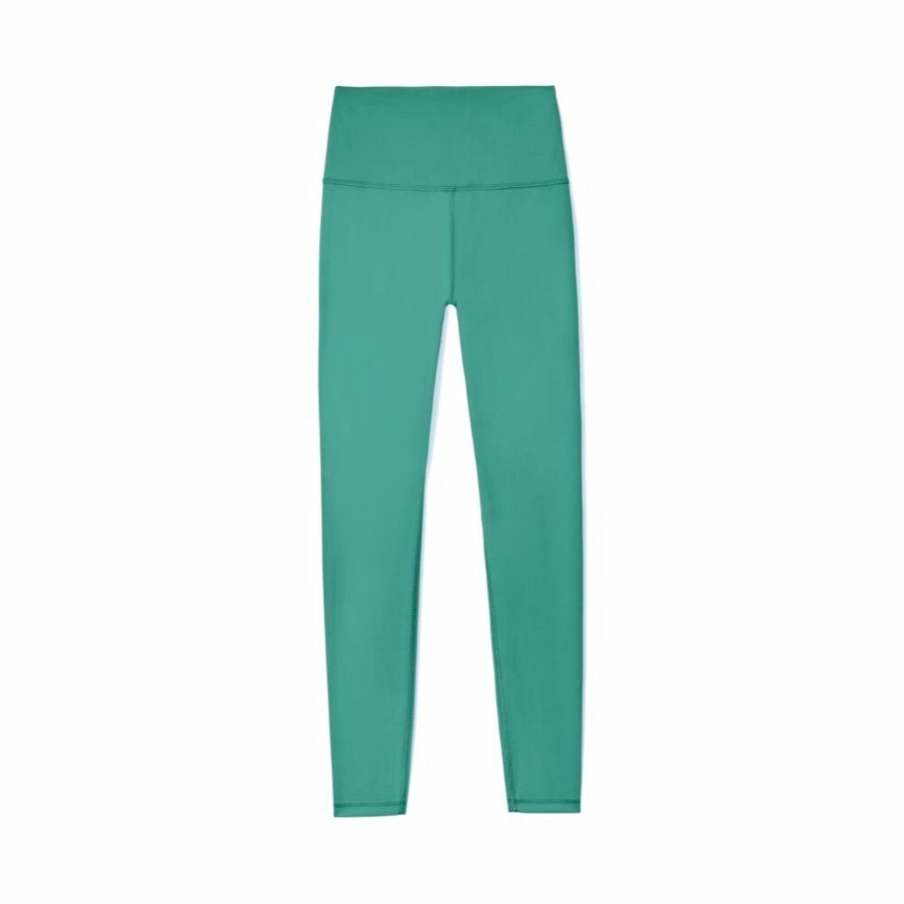Everlane The Perform Ankle Leggings High Rise Stretch Elastic Waist Green L